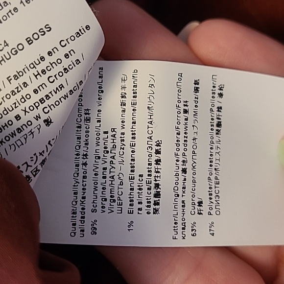 Veston en laine Hugo Boss - Picture 5 of 5